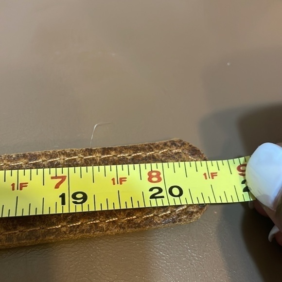 Jeereal Dog Collar leather brown adjustable NWT - Picture 6 of 9